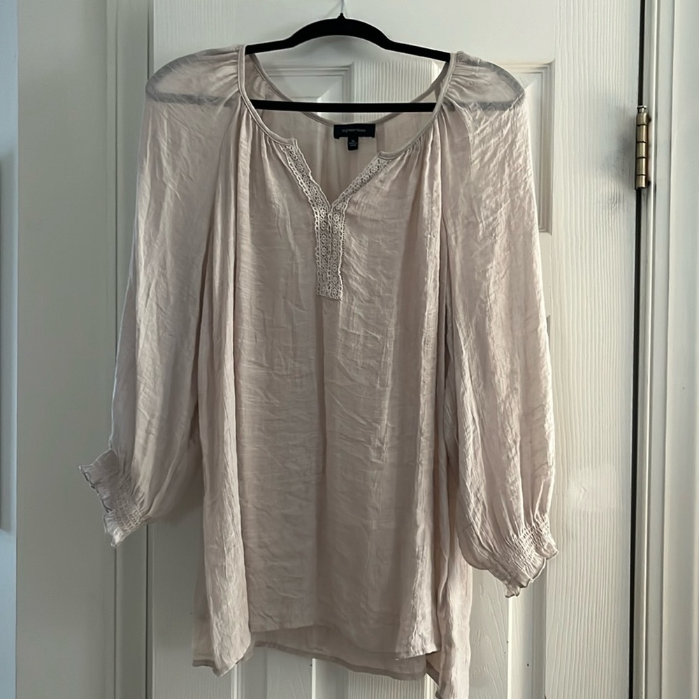Sheer breezy top